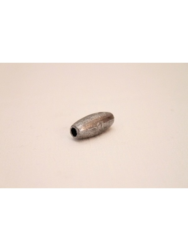 Blei Tönnchenform, 22 g/St. mit einem Lochdurchmesser von 5 mm