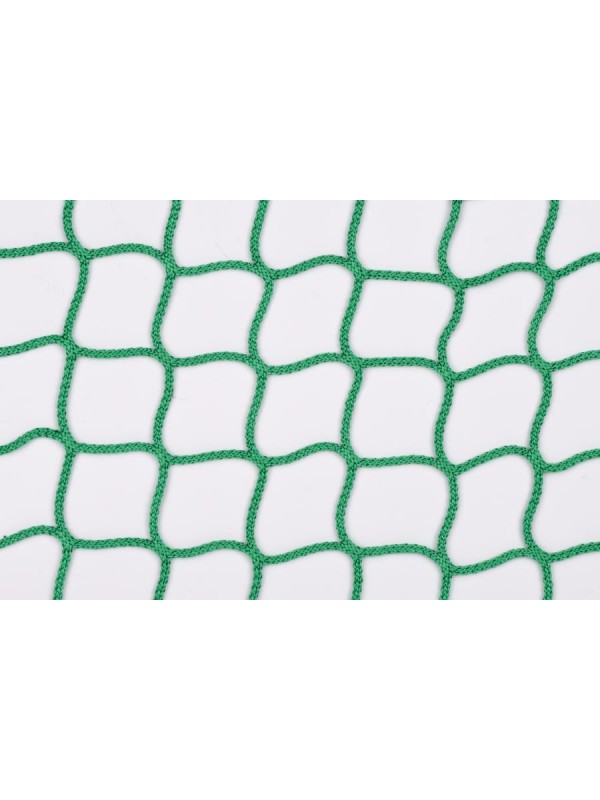 Abdecknetz aus PP-hochfest, 3 mm stark, 45 mm Maschenweite, in den Farben grün, weiß, blau, gelb, schwarz, rot oder hanffarben.