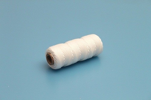 Einbindegarn oder Universalschnur in weiß, gedreht, 50 m lang, 1,6 mm Ø
