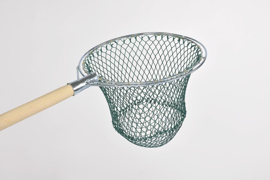 Reformkescherbügel kompl. rund, 50 cm Durchmesser, mit Netz 20 mm Maschenweite