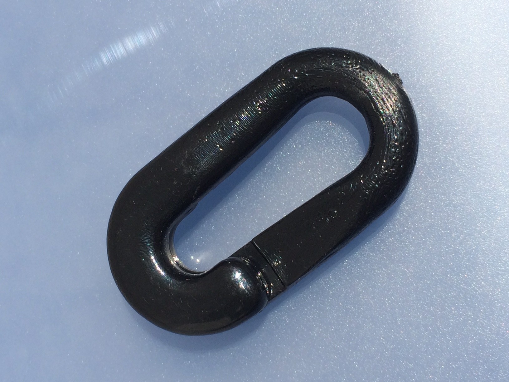 offene, schwarze Kunststoffringe 53 cm x 30 mm